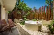 Zama Poolside Bliss w/ Private Terrace and Jacuzzi
