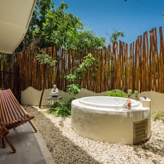 Zama Poolside Bliss w/ Private Terrace and Jacuzzi