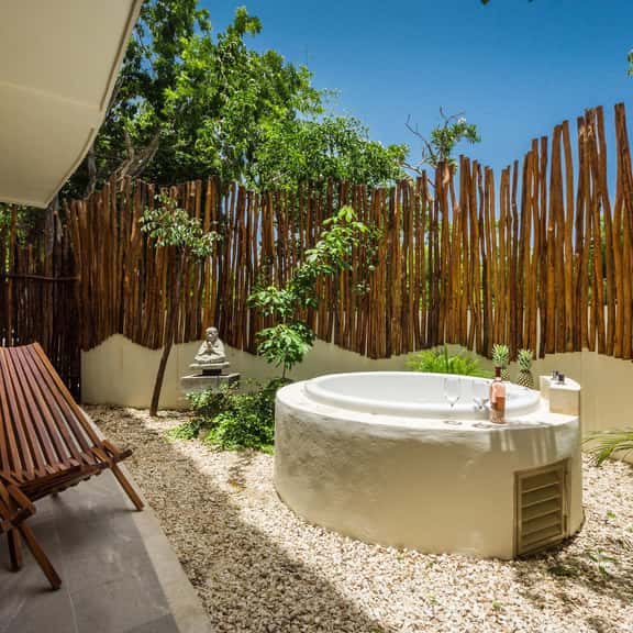 Zama Poolside Bliss w/ Private Terrace and Jacuzzi - Image 1