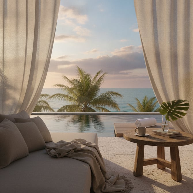 Two-bedroom homes in Tulum for a beach week